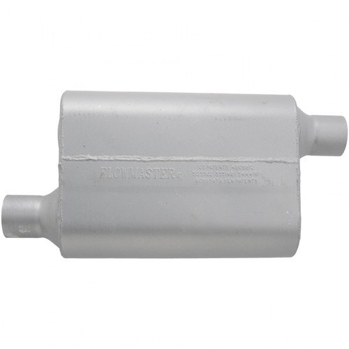 40 Delta Flow Muffler - 2.25 Offset In / 2.25 Offset Out - Aggressive Sound | 37A942443