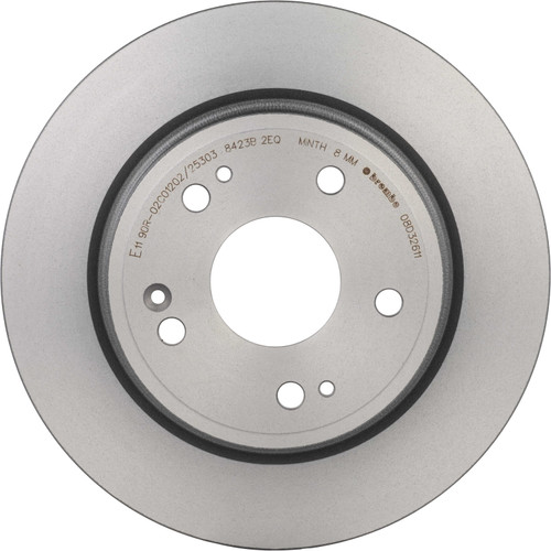 Premium UV Coated Solid Rear Disc Brake Rotor | BBB08.D326.11
