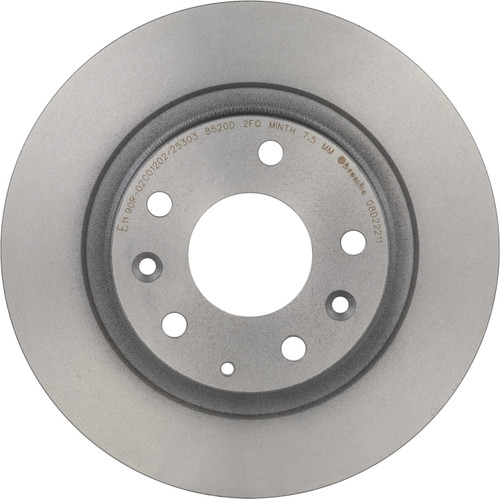 Premium UV Coated Solid Rear Disc Brake Rotor | BBB08.D222.11