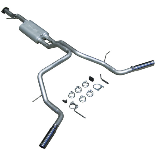 Cat-back System - Dual Side Exit - American Thunder - Moderate Sound | 37A17430