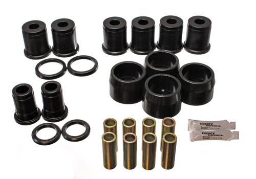 Control Arm Bushing Set, Black, Rear, w/2 Upper Control Arms, Must Reuse Existing Outer Metal Shells, Performance Polyurethane | 3063.3149G