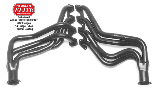 Elite Headers; 1-3/4" Tube Dia.; 3" Coll.; Full Length Design | 51989218