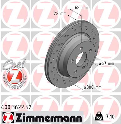 Sport Coat Z Brake Rotor | ZIM400.3622.52