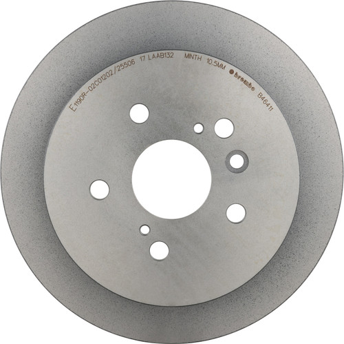 Premium UV Coated Solid Rear Disc Brake Rotor | BBB08.B464.11