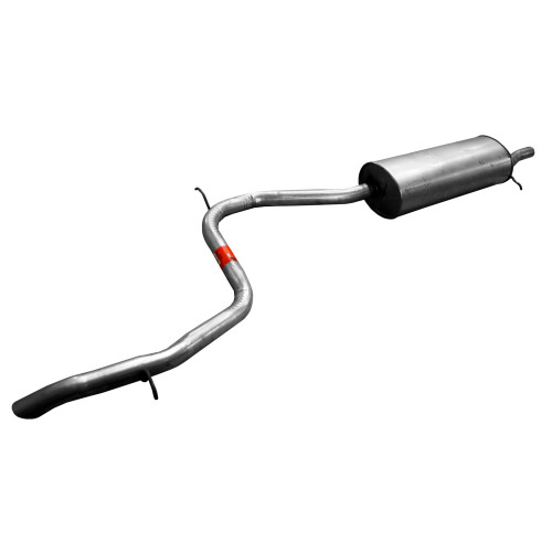 Quiet-Flow SS Direct Fit Exhaust Muffler Assembly 2" Inlet (OD) 2.25" Outlet (OD) | WEX48339