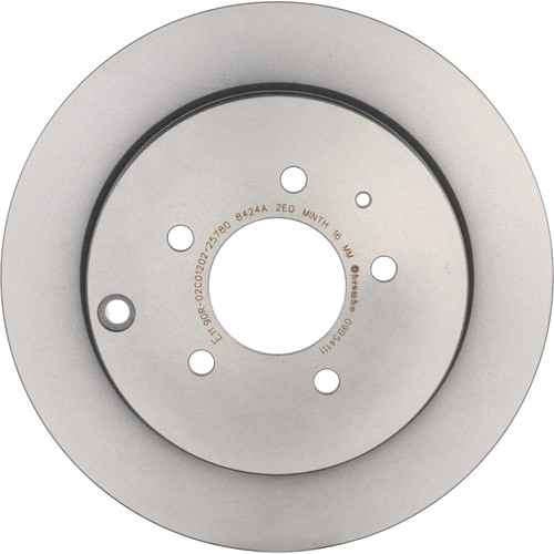 Premium Coated Vented Rear Disc Brake Rotor | BBB09.B541.11