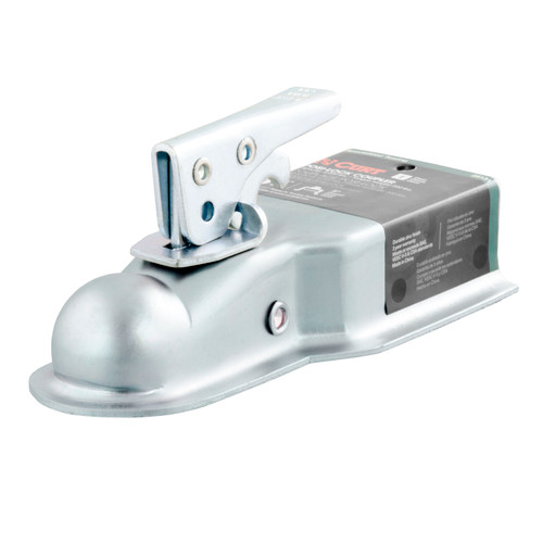 1-7/8" Straight-Tongue Coupler with Posi-Lock (3" Channel, 2,000 lbs, Zinc) | CRT25131