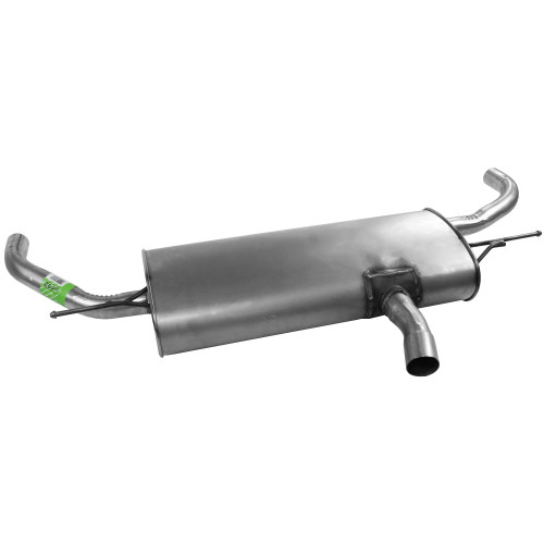 Quiet-Flow SS Direct Fit Exhaust Muffler Assembly 2.25" Inlet (ID) 2" Outlet (OD) | WEX50092