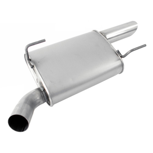 Quiet-Flow SS Direct Fit Exhaust Muffler Assembly 2.5" Inlet (ID) 3" Outlet (OD) | WEX53739