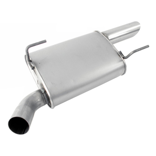 Quiet-Flow SS Direct Fit Exhaust Muffler Assembly 2.5" Inlet (ID) 3" Outlet (OD) | WEX53739