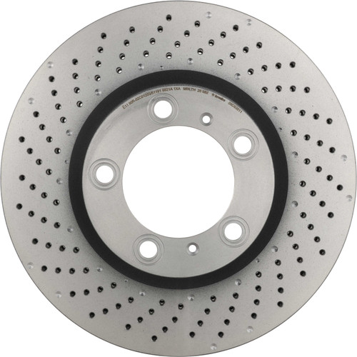 Premium Coated Vented Front Left Brake Rotor | BBB09.D930.11