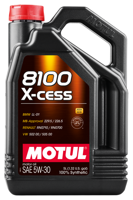 Motul 8100 X-Clean EFE 5W30 Synthetic Engine Oil - 5L