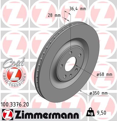 Coat Z Brake Rotor | ZIM100.3376.20