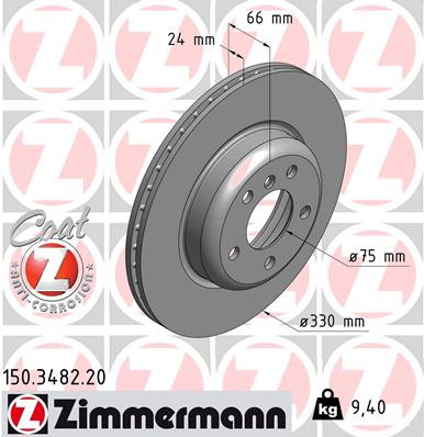Coat Z Brake Rotor | ZIM150.3482.20