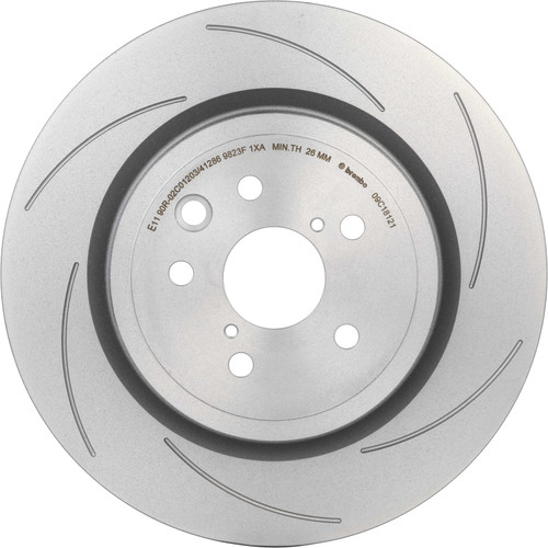 Premium Coated Vented Rear Right Disc Brake Rotor | BBB09.C181.21