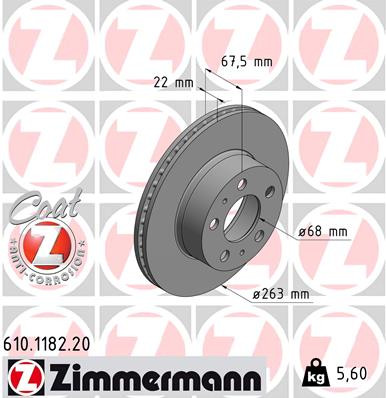 Coat Z Brake Rotor | ZIM610.1182.20