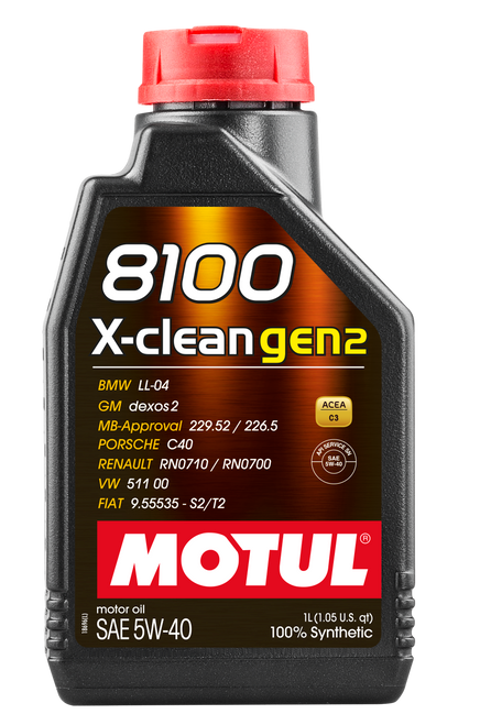 8100 X-Clean Gen2 5W40 Synthetic Engine Oil - 1L | MOT109761
