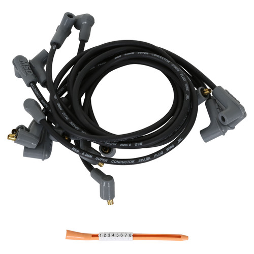 Wire Set, Black Super Conductor, Small Block Chevy, Socket Cap | MSD31653