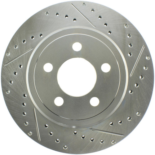 Select Sport Drilled and Slotted Brake Rotor, Rear Left | STE227.63062L