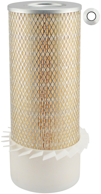 Long Life Outer Air Filter with Fins | 400LL2418-FN