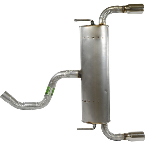 Quiet-Flow SS Direct Fit Exhaust Muffler Assembly 2.5" Inlet (ID) 3" Outlet (OD) | WEX70011