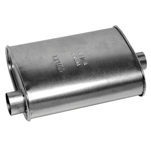 SoundFX Direct Fit Exhaust Muffler 2" Inlet (ID) 2.25" Outlet (ID) | WEX18351