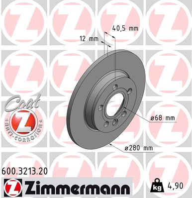 Coat Z Brake Rotor | ZIM600.3213.20