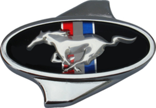 Mustang Center Nut Chrome w/ Chrome Pony Logo | 390302-337