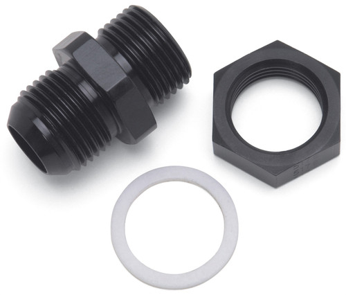 8AN Fuel Cell Bulkhead Fitting With Black Finish | RUS670860