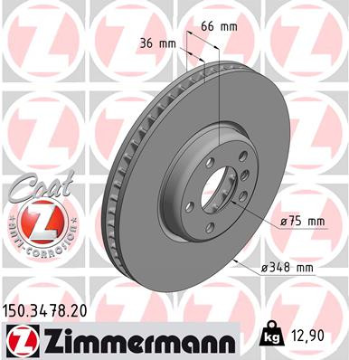 Coat Z Brake Rotor | ZIM150.3478.20