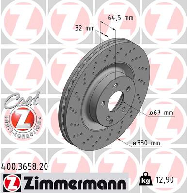 Coat Z Brake Rotor | ZIM400.3658.20