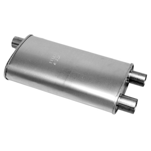 Quiet-Flow SS Direct Fit Exhaust Muffler 2.25" Inlet (ID) 2" Outlet (ID) | WEX22253
