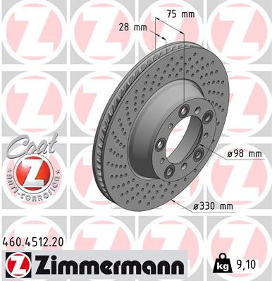 Coat Z Brake Rotor | ZIM460.4512.20