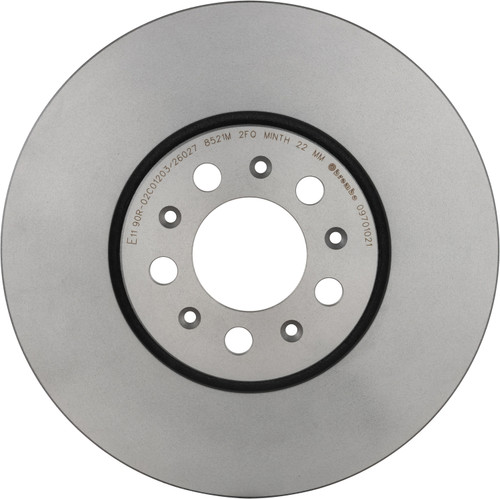 Premium Coated Vented Front Brake Rotor | BBB09.7010.21