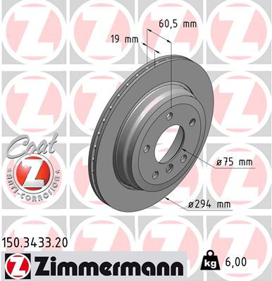 Coat Z Brake Rotor | ZIM150.3433.20