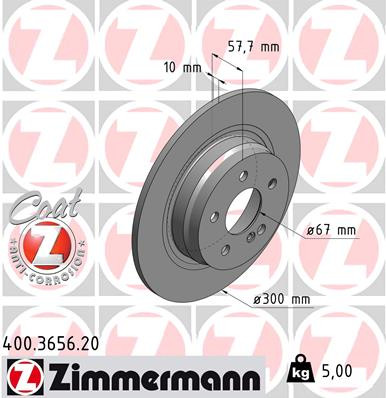 Coat Z Brake Rotor | ZIM400.3656.20