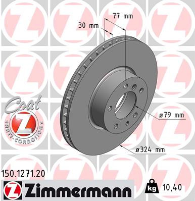 Coat Z Brake Rotor | ZIM150.1271.20