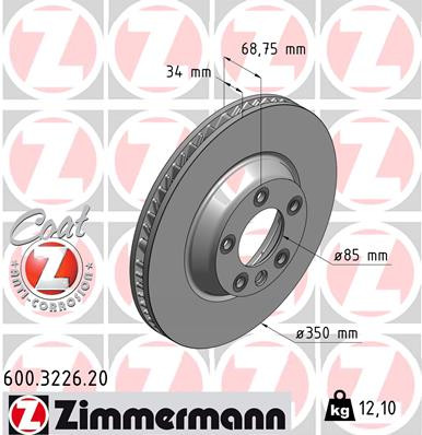 Coat Z Brake Rotor | ZIM600.3226.20