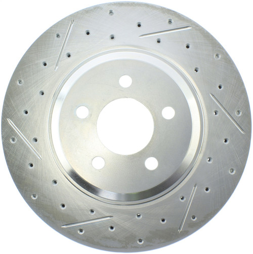 Select Sport Drilled and Slotted Brake Rotor, Front Right | STE227.61045R