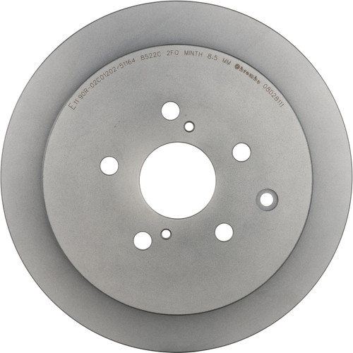 Premium UV Coated Solid Rear Disc Brake Rotor | BBB08.D281.11