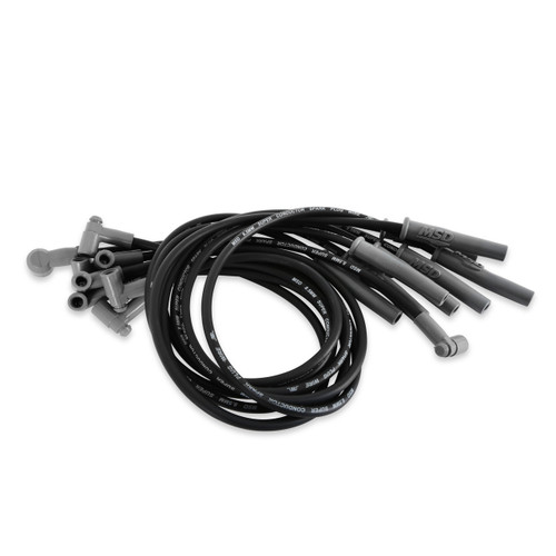 Wire Set, Black Super Conductor, Ford 351C-460 with HEI Cap | MSD35383