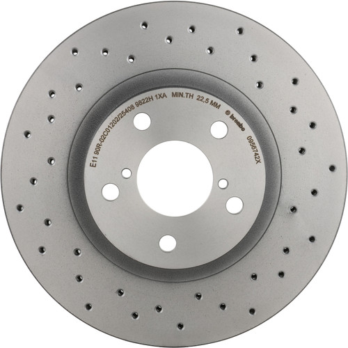 Premium UV Coated Xtra Cross Drilled Front Brake Rotor | BBB09.5674.2X