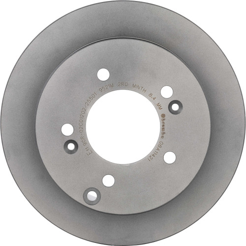 Premium UV Coated Solid Rear Disc Brake Rotor | BBB08.A114.21