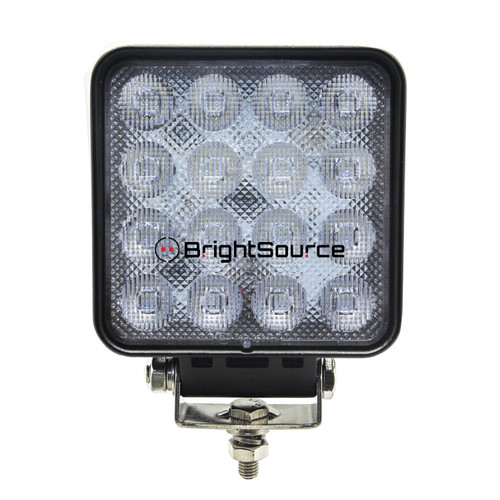 Work Light, 4", Square, Flood Pattern, 48W, High Output, w/o Harness | BRI791482F