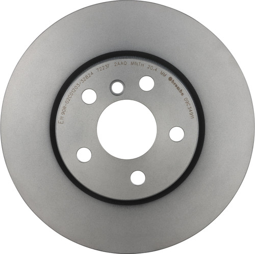 Premium Coated Vented Front Brake Rotor | BBB09.C349.11
