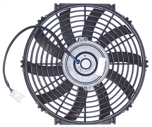 Challenger Series Universal Fan; 11 in. Dia.; S-Blade; Reversible; 90W; 767cfm; 7.7 Amp Draw; Incl. 90 Deg. Mounting Feet/Pigtail Connector/Tie Kit; Black; | MARMC119K