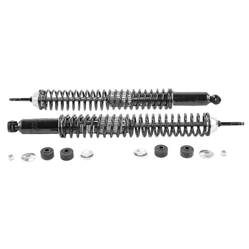 Load Adjusting Rear Suspension Shock Absorber and Coil Spring Assembly Pack of 2 | MON58629