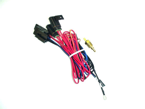 Fan Relay Harness; Incl. Heavy Gauge Wire Harness/Harness Relay/Waterproof Fuse/Electrical Connectors/185 Temperature Sensor; | MARMFA102