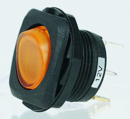 Switch Rocker SPST INC Amber | HELH61925001