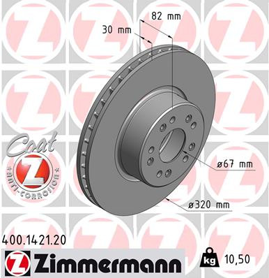 Coat Z Brake Rotor | ZIM400.1421.20